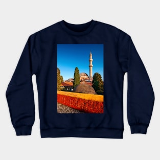 Suleymaniye mosque - Rhodes island Crewneck Sweatshirt